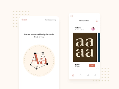 Typography app (2) animation app design fonts interaction motion motion design typographies typography ui uiux ux uxui web website website concept