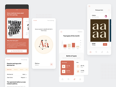 Typography app (3) animation app app design design fonts illustraion interaction motion motion design typographies typography ui ui ux uidesign uiux ux uxdesign uxui web