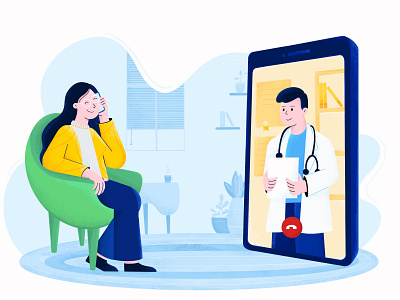 Healthcare Illustrations branding design graphic design healthcare healthcare illustration illustration ui uiux ux uxui