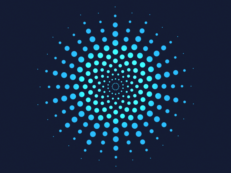 Blueshift Optical Dots 2d animation 3d animation after effects aftereffects animated gif autokinetic blue c4d cinema 4d cinema4d graphic design graphicdesign motion motion design motion graphics