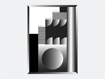 Blankposter #11 Non Sense design gradient graphic design illustration poster poster design typeface typography vector