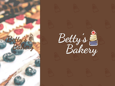 Betty's Bakery bakery logo branding cupcake logo dailychallenge dailylogo dailylogochallenge design flat logo logo design logodesign logomark logos minimal