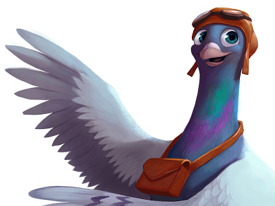 Pigeon character design game art
