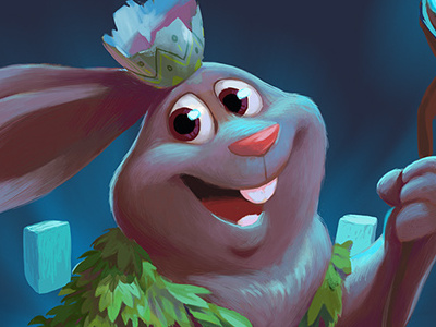 easter bunny wizard