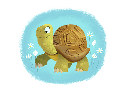Turtle children illustrations