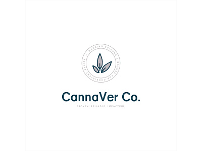 CannaVer Co. logo branding cannabis logo cannaver cannaver graphic design identity design logo vector