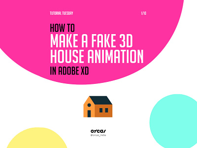 🏡 Fake 3D House Animation | Adobe XD adobe xd animation fake3d illustration tutorial tutorial animation uidesign