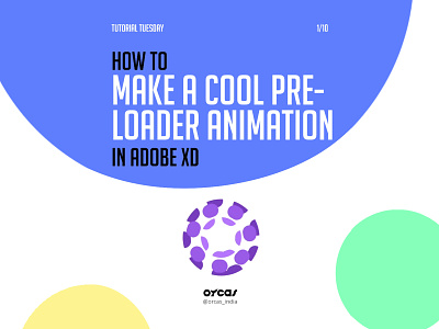 🔵Cool Pre-Loader Animation | Adobe XD