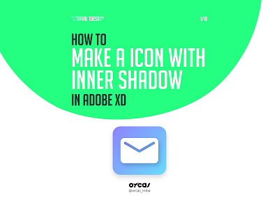 ✉️Icon With Inner Shadow | Adobe XD