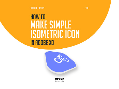 🚲 Simple Isometric Icon | Adobe XD