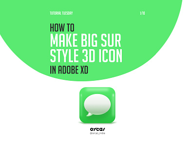 💬 Big Sur Style 3D Icon | Adobe XD 3d 3dicon adobe xd big sur icon icondesign tutorial ui ui ux uidesign uiux uxdesign