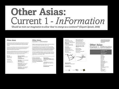 OTHER ASIAS brand design exhibition graphic design leaflet design logo design