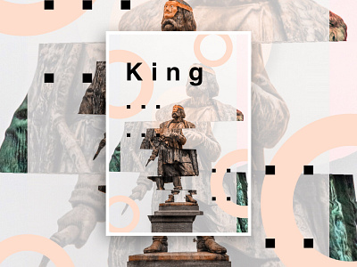 King Poster graphic design poster