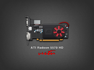 Radeon Shot ati graphic icon iphone lightening radeon shadow texture vector