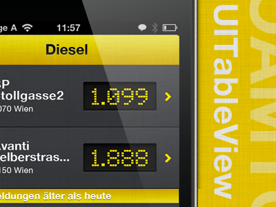 UITableView gas grey iphone iphone 4 like linen some stuff tableview texture that ui user interface yellow