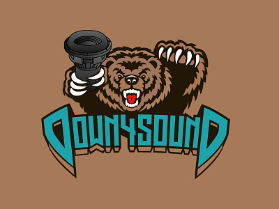 down4sound1 branding cartoon logo design illustrator logo logo design mascotlogo professional logo vector