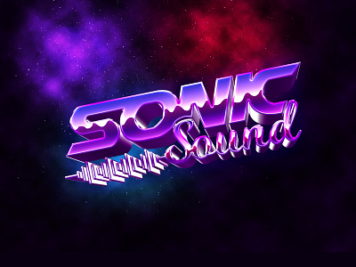sonic sound branding design logo logo design professional logo typography