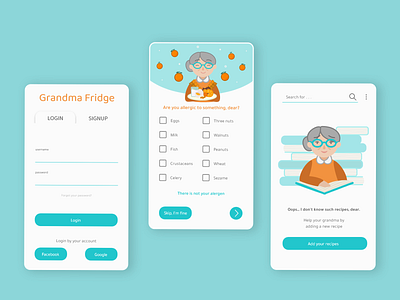 Grandma Fridge App