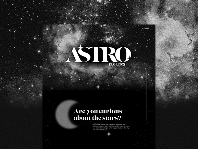 ASTRO Festival - Landing Page Design astro fesitval astrology astronomy festival festival web festival website web design website website design
