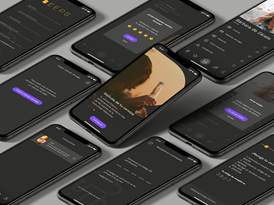 Beeps, ordering drinks in an easier way app beeps brand concert design drinks event figma graphic design illustrator orders ui uiux