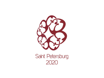 Saint Petersburg 2020 Olympic Identity brand identity logo modern olympic olympics petersburg red saint sports