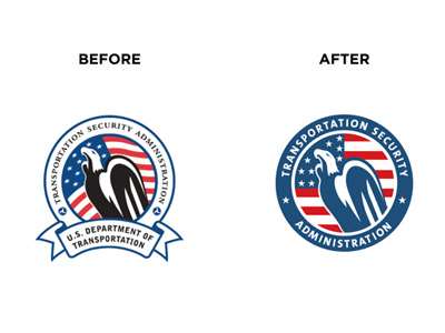 TSA badge brand eagle evolution identity logo patch tsa visual