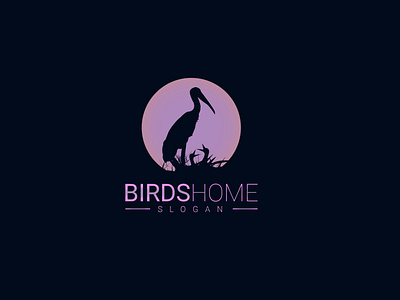 Birds Home logo illustrations