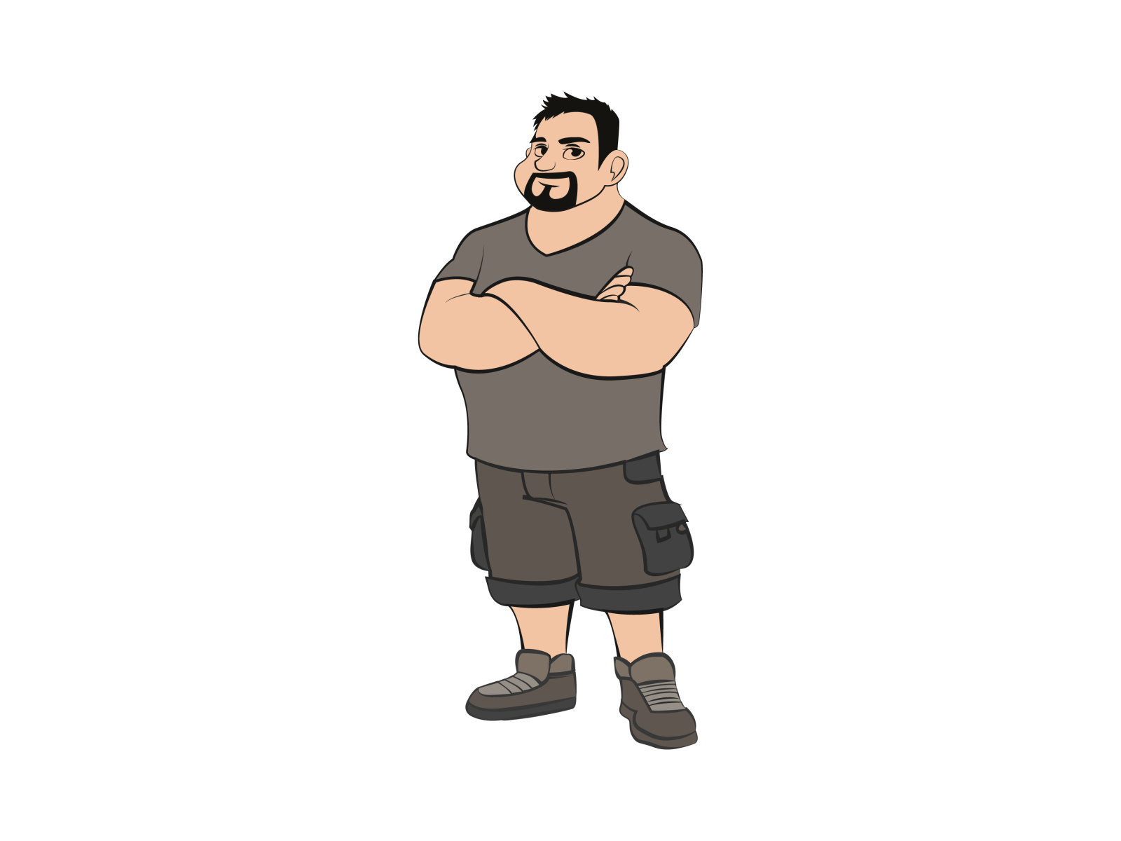 Cartoon Character Man Design by Shamim Patowari on Dribbble