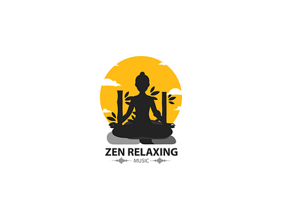 Zen Relaxing Music Logo Design