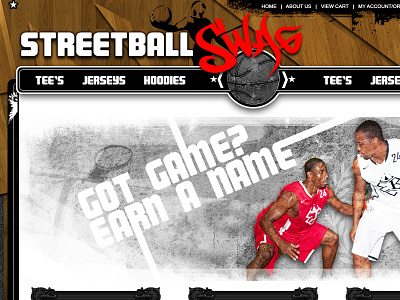 Streetball Swag basketball streetball swag urban web design website