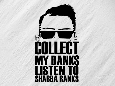 Shabba Ranks 2 hiphop illustration reggae tshirt typography
