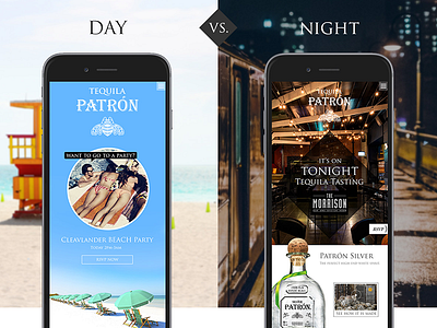 Patron Tequila Mobile UI/UX alcohol content design drink experience interaction mobile spirits strategy tequila ui ux
