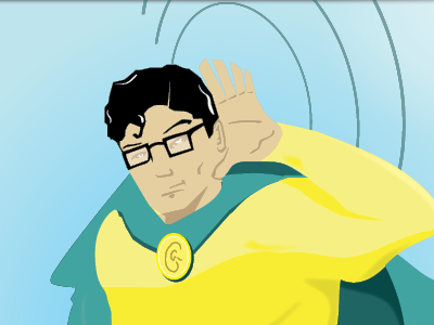 The Golden Ear Male characters illustration superhero superheroes