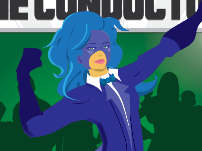 The Conductor Female characters illustration superhero superheroes