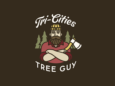 Tri-Cities Tree Guy branding design graphic design icon illustration logo typography ui ux vector