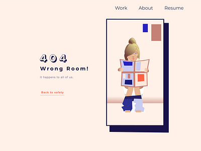 Daily UI 008 - Quirky 404 Page