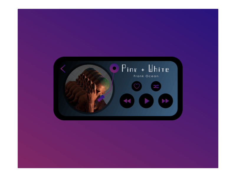 Daily UI 009 - Music Player 100daysofui daily 100 challenge daily ui dailyui design music player music player ui record player ui uiux userexperience vinyl vinyl record