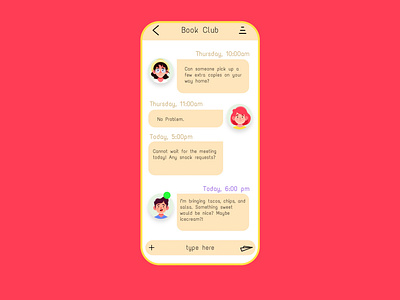 Daily UI 013 - Direct Messaging