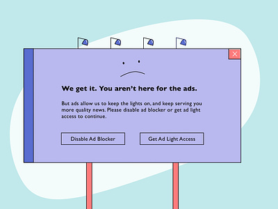 Daily UI 016 - Ad blocker pop up window