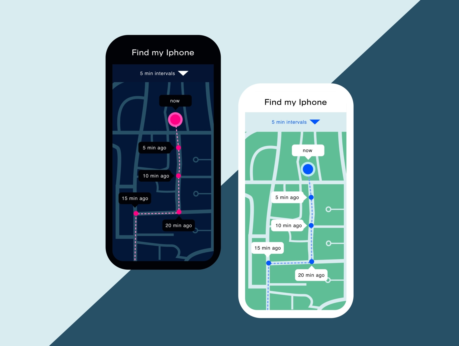 Daily UI 020 Phone Location Tracker by Alexandra on Dribbble