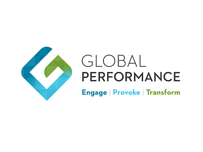 Global Performance Logo branding icon logo typography vector