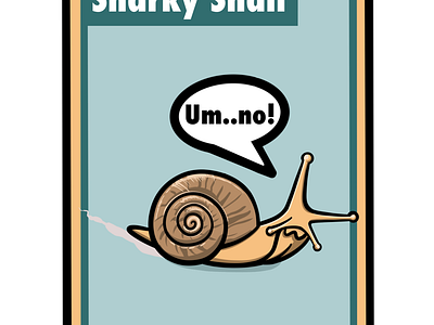 Snarky Snail cartoon childrens book escargot illustration procreate snail