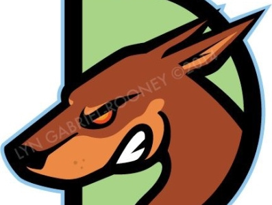 Grrrrrrrrrrr! cartoon comic digital doberman dog illustration logo vector whimsical