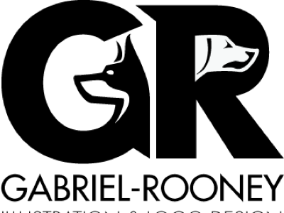 GR logo branding clean doberman dogs graphic design illustrator logo logo mark monogram ridgeback simple