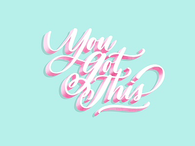 YA GOT DIS. calligraphy hand lettered hand lettering handdrawn lettering modern calligraphy type typography