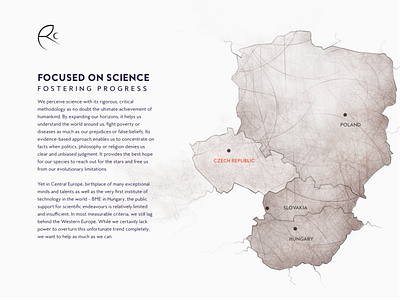 Central Europe stylised map europe foundation illustration intricate map stylised web