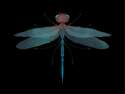 Surreal Dragonfly I digitalart dragonfly fantasy freelance illustrator illustration imagination insect nature personal project procreate surreal symmetry