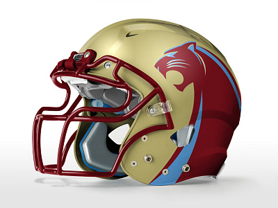 Michigan Panthers - Home helmet a11fl helmet