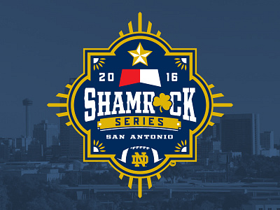 2016 Shamrock Series/ Notre Dame football notre dame shamrock star texas