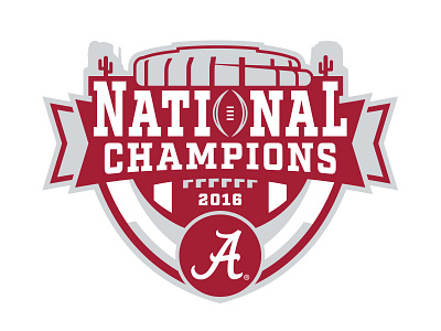 Alabama NC logo 2016 alabama champions crimson tide football